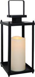 NEEDOMO Lanterns Decorative Indoor& Outdoor, 13.4" Metal Tabletop Decor Lantern by NEEDOMO-LightUpYourSpace