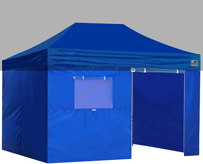 Eurmax USA Full Zippered Walls for 10 x 15 Easy Pop Up Canopy Tent, Enclosure by Eurmax