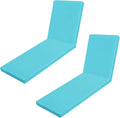 Outdoor Chaise Lounge Cushions for Patio, Waterproof Replacement Seat Pads for by Iheqard