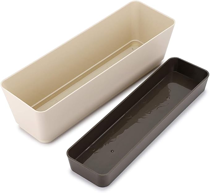 Skelang 3 Pcs Rectangular Plant Pot, Window Planter Box - Image 2
