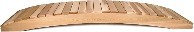 All Things Cedar FB144 Garden Bridge |12-Ft Cedar Wood Bridge - Image 2