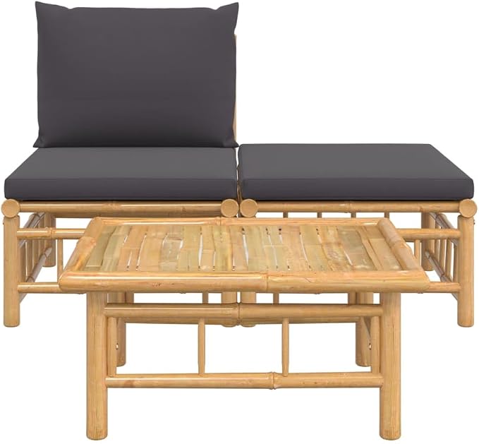 3 Piece Patio Lounge Set Patio daybed, Small Balcony Furniture, Outdoor Balcony - Image 3