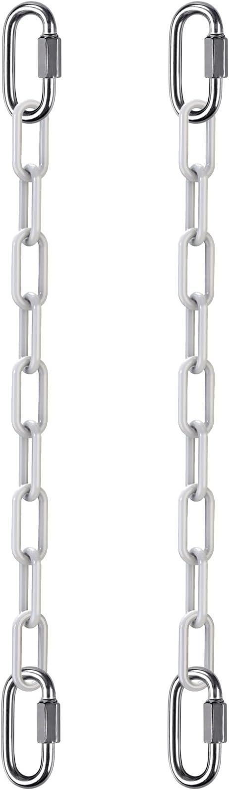 SELEWARE 2 Pack Hanging Swing Chains Kit, 60 Inch Plastic Coated Hanging Chains - Image 8