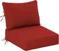 Sundale Outdoor Olefin Deep Seat Cushion, Patio Chair Cushion and Pillow by SundaleOutdoor