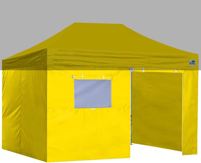 Eurmax USA Full Zippered Walls for 10 x 15 Easy Pop Up Canopy Tent, Enclosure by Eurmax