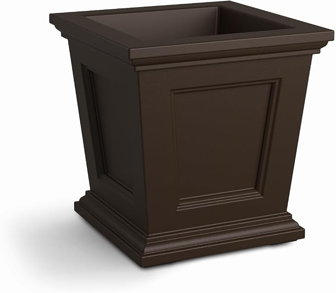 Mayne Fairfield 16-Inch Square Planter – Self-Watering, Weather-Resistant - Image 8