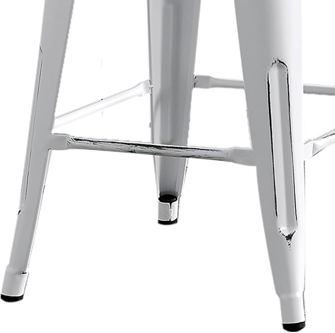 AC Pacific 24” Metal Barstool Set of 2 – Country Rustic Style - Image 8