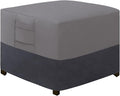 Easy-Going Outdoor Ottoman Cover, Waterproof Patio Ottoman Cover, Heavy Duty by Easy-Going