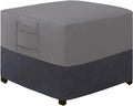 Easy-Going Outdoor Ottoman Cover, Waterproof Patio Ottoman Cover, Heavy Duty by Easy-Going