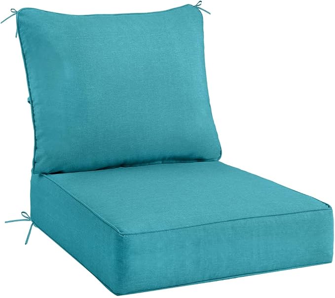 Sundale Outdoor Olefin Deep Seat Cushion, Patio Chair Cushion and Pillow by SundaleOutdoor