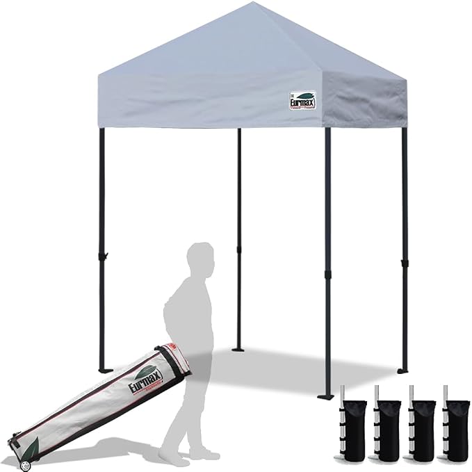 Eurmax USA 5'x5' Pop Up Canopy Tent Commercial Instant Canopies by Eurmax