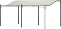Outsunny 10' x 16' Outdoor Pergola Canopy, Wall-Mounted Metal Patio Canopy by Outsunny