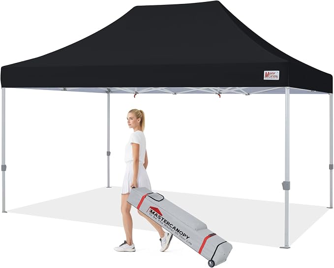 MASTERCANOPY Pop Up Canopy Tent Commercial Grade 10x15 Instant Shelter by MASTERCANOPY