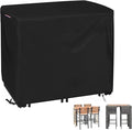 Outdoor Bar Table Set Cover, Heavy Duty Waterproof Outdoor Wicker Patio Bar by Yourpatiocoverexpert