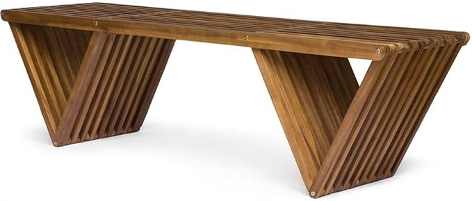 Christopher Knight Home Esme Outdoor Acacia Wood Bench, Teak Finish by ChristopherKnightHome