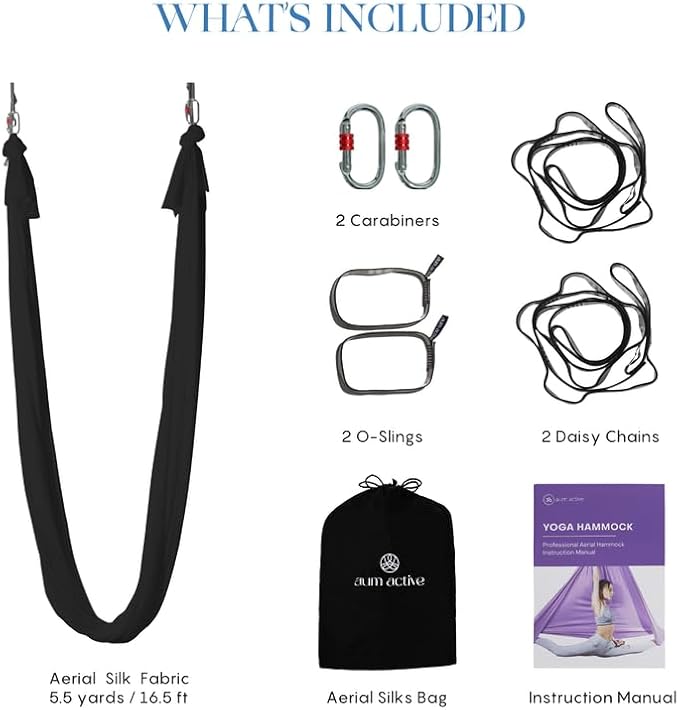 Aerial Silk Yoga Hammock & Swing - Image 2
