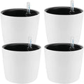 4 Pack 7 Inch Self Watering Planter by HEIHAK
