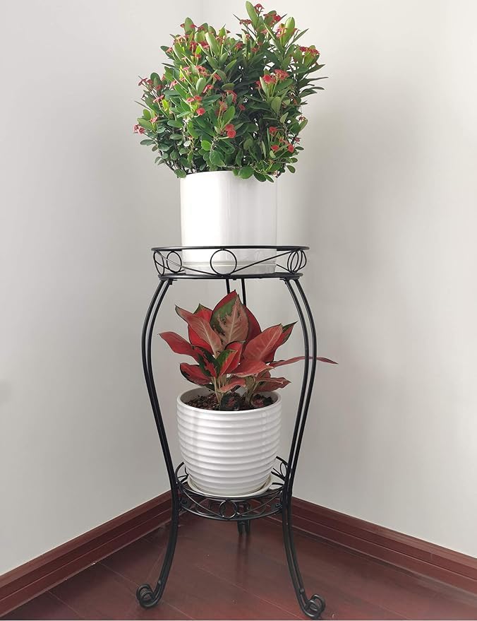 28.4 inches Tall Metal Plant Stand 11.8 Dia - Image 5