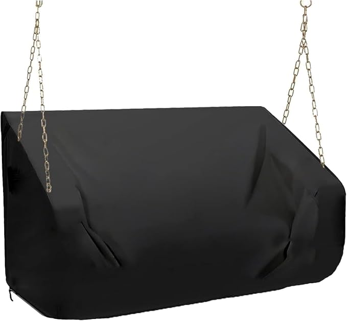 Porch Swing Cover 73 Inch Water-Resistant 600D Oxford Hanging Outdoor Swing by YHINGG