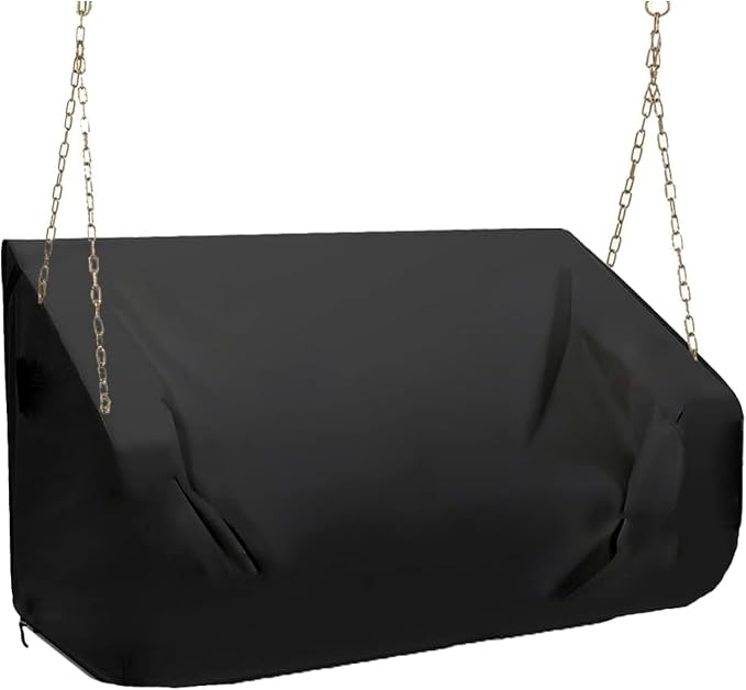 Porch Swing Cover 86 Inch Waterproof 600D Oxford Hanging Outdoor Swing Cover by YHINGG