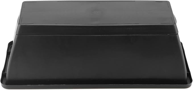 LEXININ 6 Pack 17 Inch Black Plastic Rectangular Window Planter Box, Window - Image 6