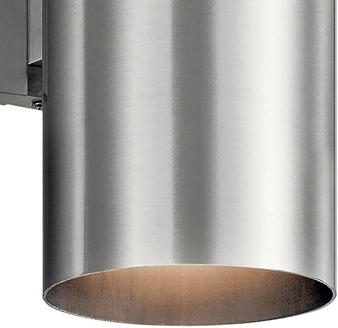 Kichler 9246BA Two Light Indoor/Outdoor Wall Mount, Brushed Aluminum - Image 4