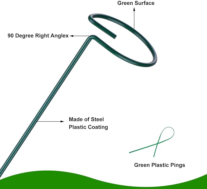 6PCS Single Stem Plant Support Stakes, 16 Inch Monstera Plant Support - Image 4