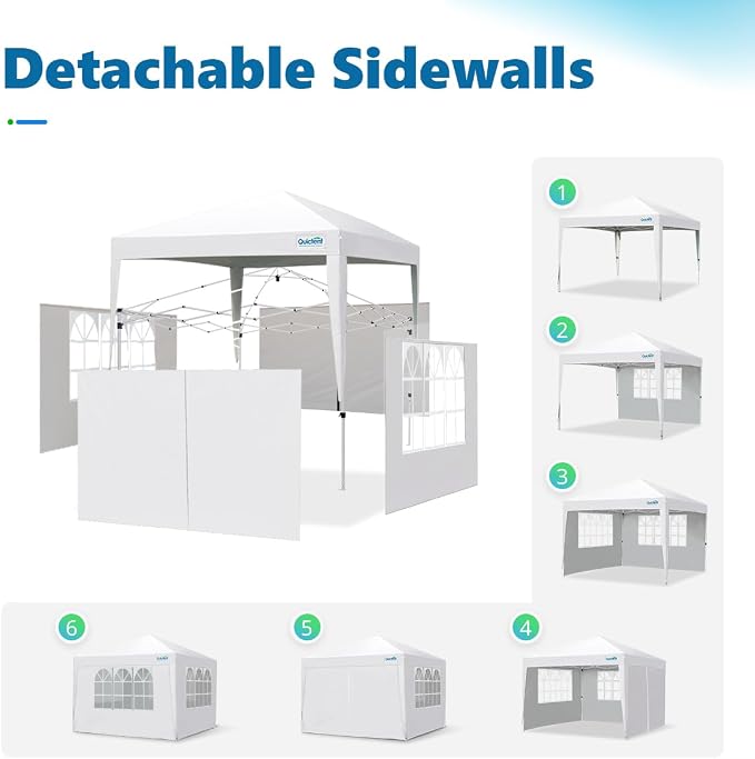 Quictent Easy Pop up Canopy Tent 10'x10' - Image 5