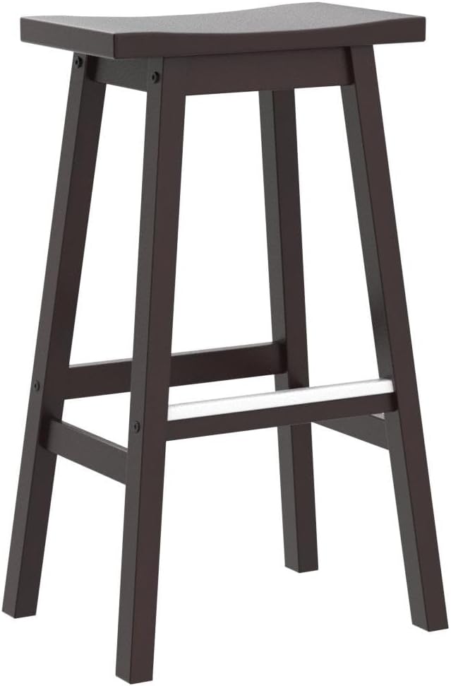 PayLessHere Bar Stools Set of 2, Saddle Stools 30 Inch Heigh, Bar Chairs Seat - Image 5