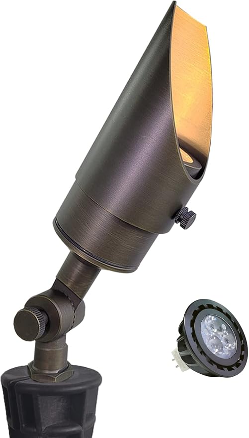 MALORY Brass Landscape Spotlight 1-Pack by MALORY