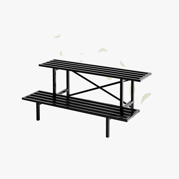 Zhongma 2 Tier Sturdy Metal Plant Stand Heavy Duty Plant Holder - Image 4