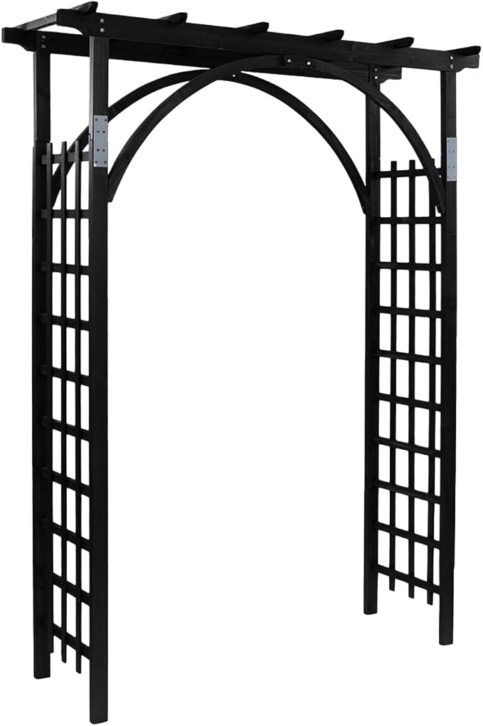 VINGLI 85in Wooden Arbor, Wedding Arch by VINGLI