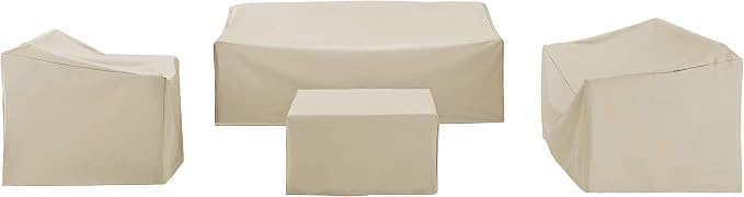 Crosley Furniture Patio Furniture Covers, Waterproof 4-Piece Cover Set - Image 2