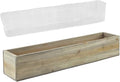 CYS EXCEL Rectangle Wood Planter Box by CYSEXCEL%C2%AE