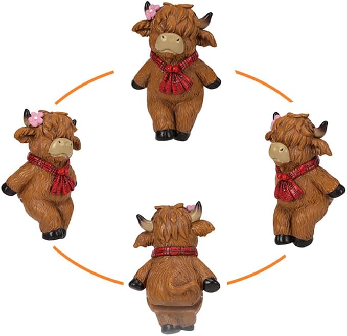 2-piece set Highland Cow Pot Huggers - Image 8