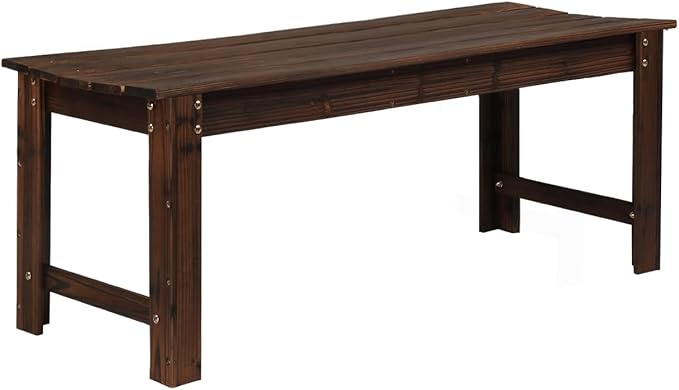 VINGLI Outdoor Wood Bench by VINGLI