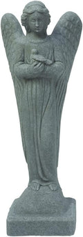 Morning Angel Statue – Natural Granite Appearance – Made of Resin – Lightweight by Emsco+Group