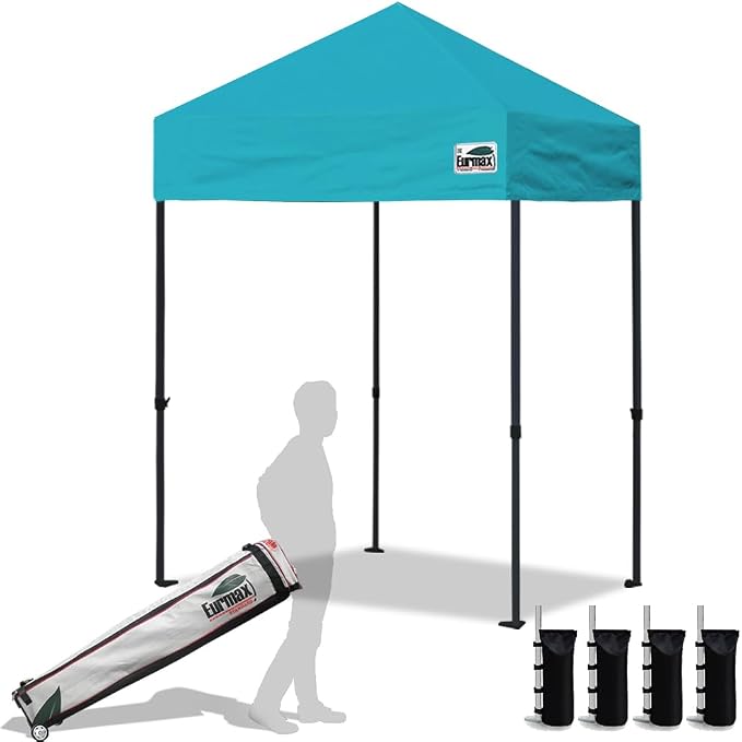 Eurmax USA 5'x5' Pop Up Canopy Tent Commercial Instant Canopies by Eurmax