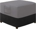 Easy-Going Outdoor Ottoman Cover, Waterproof Patio Ottoman Cover, Heavy Duty by Easy-Going