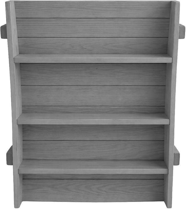 4 FT Grey Amish Made Garden Bridge - Image 4