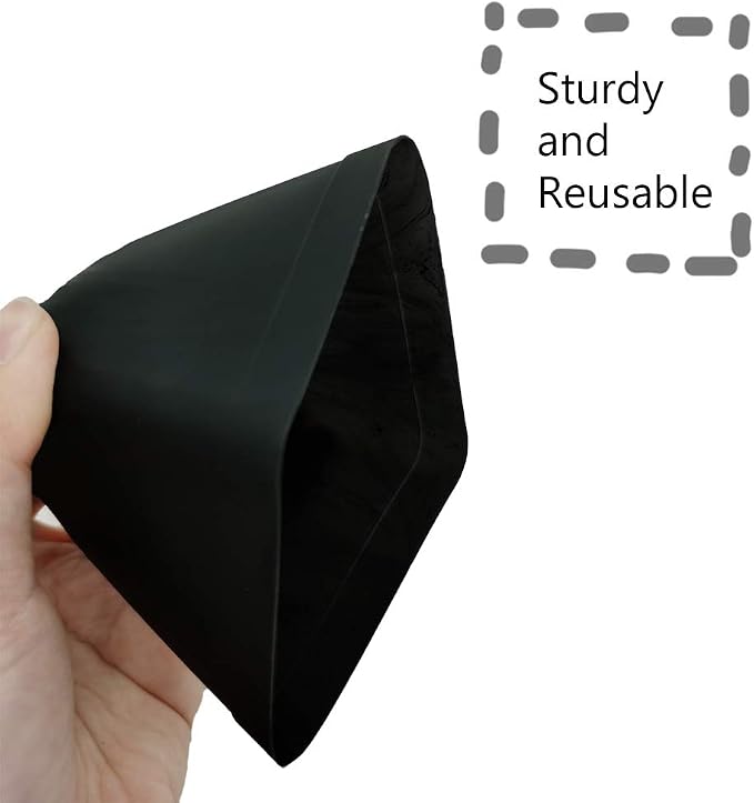 OJYUDD 24 Pack 3 Inch Black Nursery Pot Flower Pots Square Plastic Plant Pot - Image 4