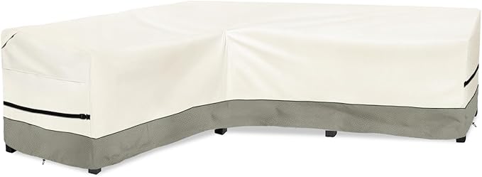 okcool Outdoor Sectional Sofa Cover Waterproof-L-Shaped Patio Furniture Covers by Okcool