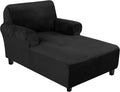H.VERSAILTEX Velvet Chaise Lounge Cover High Stretch Chaise Chair Cover by HVERSAILTEX