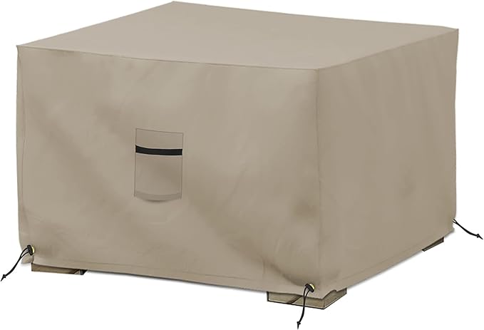 Covers & All Outdoor Ottoman Cover, 12 Oz PVC Coated Polyester, Waterproof by CoversAll