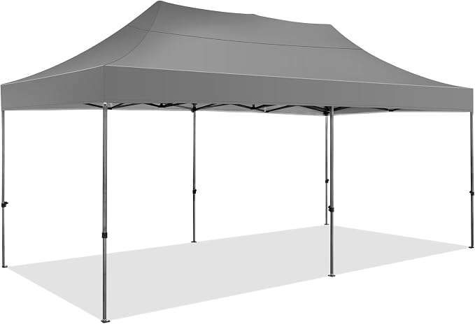 COBIZI 10x20 Pop Up Canopy Without Sidewall, Heavy Duty Canopy UPF 50+ All - Image 8