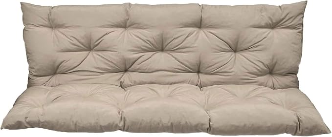 Outside Benches Cushion with Backrest, Thicken Waterproof Swing Cushions 2/3 by Unknown
