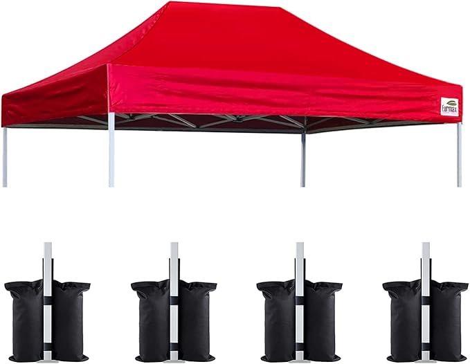 Eurmax USA Pop Up Canopy Replacement Canopy Tent Top Cover, Instant Canopy Top by Eurmax