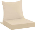downluxe 19x19 Outdoor Chair Cushions, Waterproof Fade Resistant Patio by Downluxe
