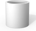 Kante 15.7" Dia Round Concrete Planter, Modern Style Large Cylindrical Plant Pot by Kante