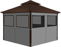 Homegroove Gazebo Universal Replacement Privacy Curtain, 4-Panels Sidewall by homegroove